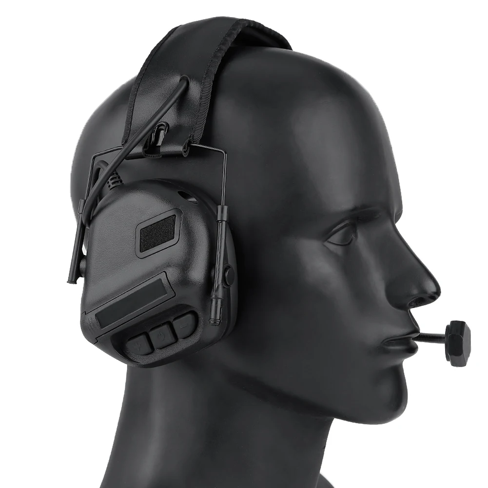 Fone de Ouvido Fone de Ouvido com Cancelamento de Ruído Fone de Ouvido de Redução para a Aviação Padrão Militar Caça Tático Airsoft com Cancelamento de Ruído Redução para a Aviação Walkie Talkie 4 Cheap Fones de Ouvido tático & Acessórios