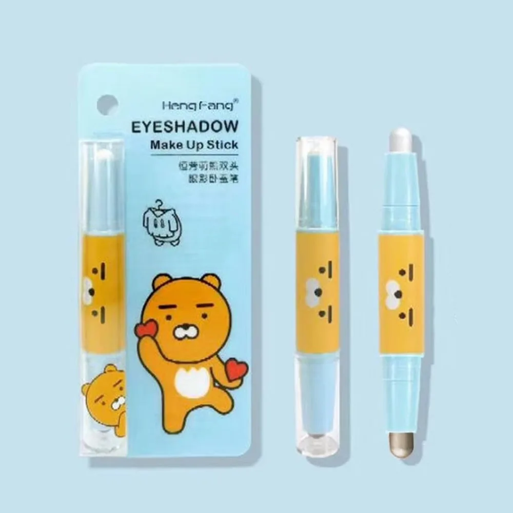 

Double Head Eyeshadow Makeup Stick Long Lasting Waterproof Sweat-proof Highlight Shimmer Glitter Eyeshadow Pen Cosmetic Tool