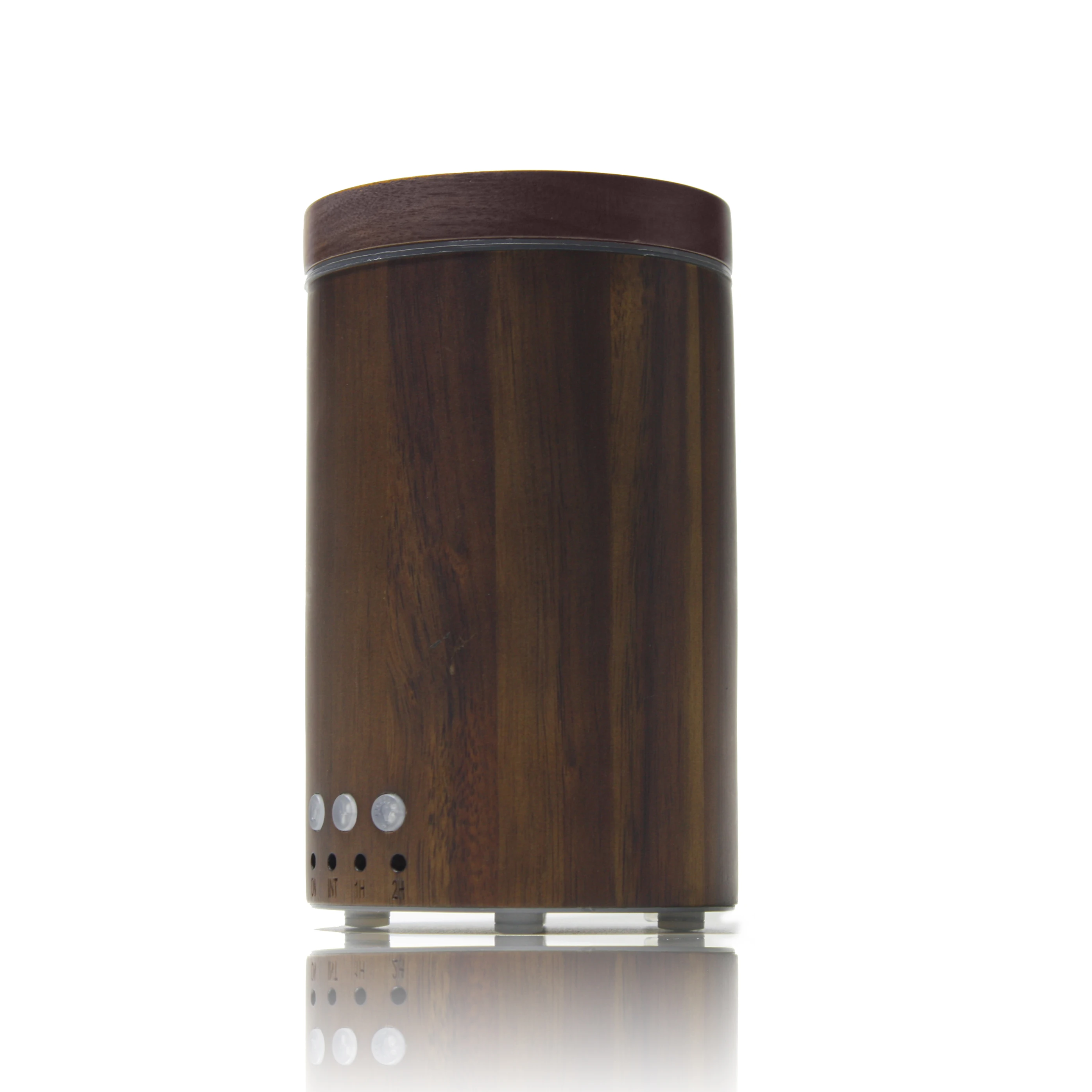 

VVPEC 7 LED Wood Grain Aromatherapy Quiet Air Humidifier 150ml Mini Ultrasonic Cool Mist Humidifier Essential Oil Diffuser