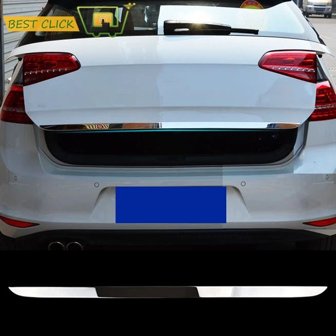 For VW Golf 7 Hatchback 2013 2016 2017 Rear Trunk Tail Gate Cover Trim