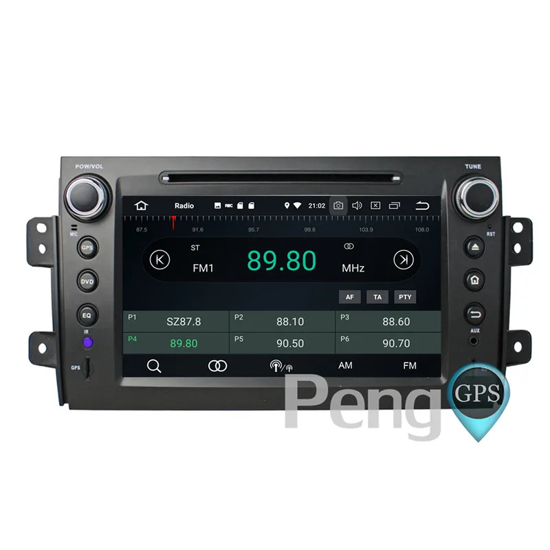 2 Din Android 8 0 Автомобильный CD DVD плеер ядер GPS навигация для Suzuki SX4 2006 2013 стерео 1080P HD