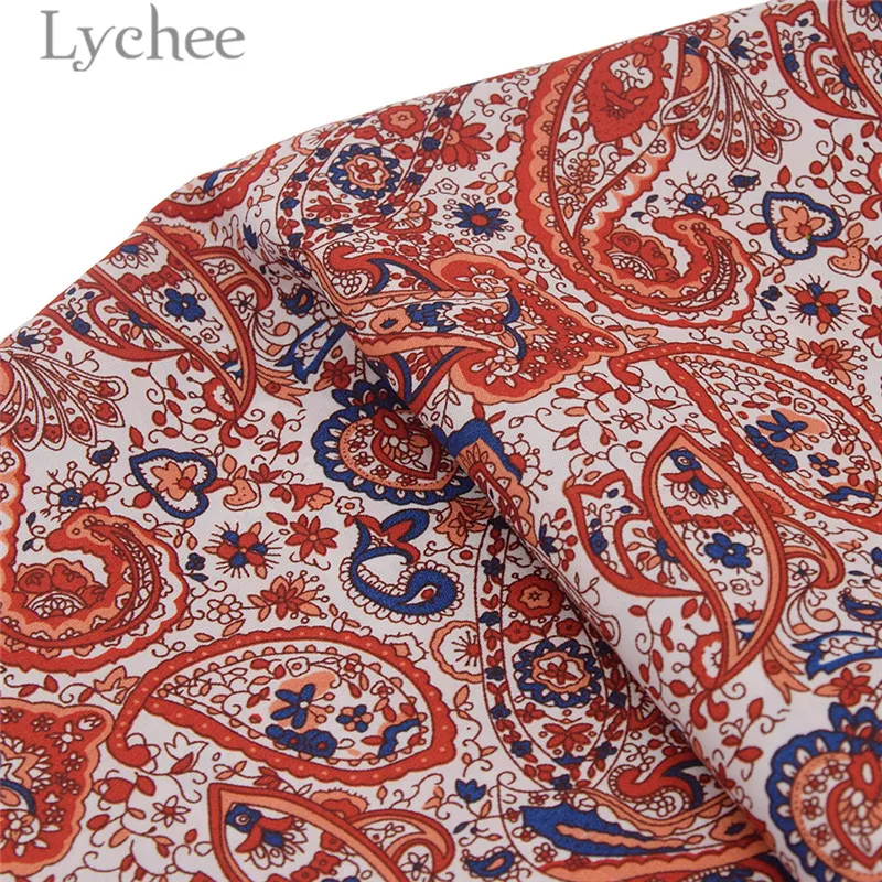 Lychee Life винтажная ткань с Пейсли шириной 150 см этнический стиль швейная материалы