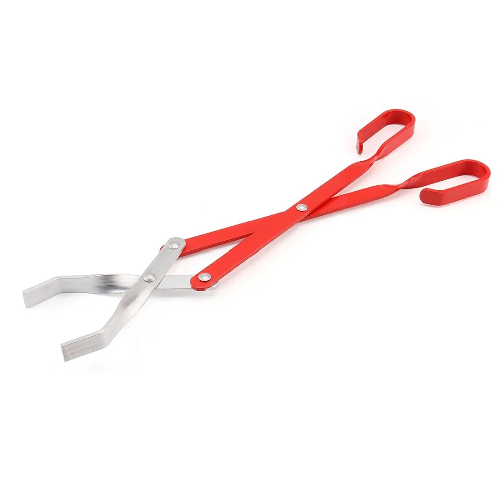 16 Inch BBQ Grill Aluminum Charcoal Scissor Tongs for Barbacoa Outdoor