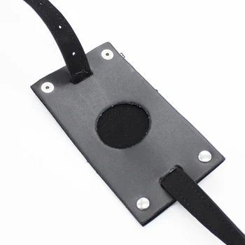 camaTech PU Leather Vibrating Butt Plug Harness Male Chastity Belt Device with Vibrator Anal Plug Thong Panties for Men Sex Toys 4