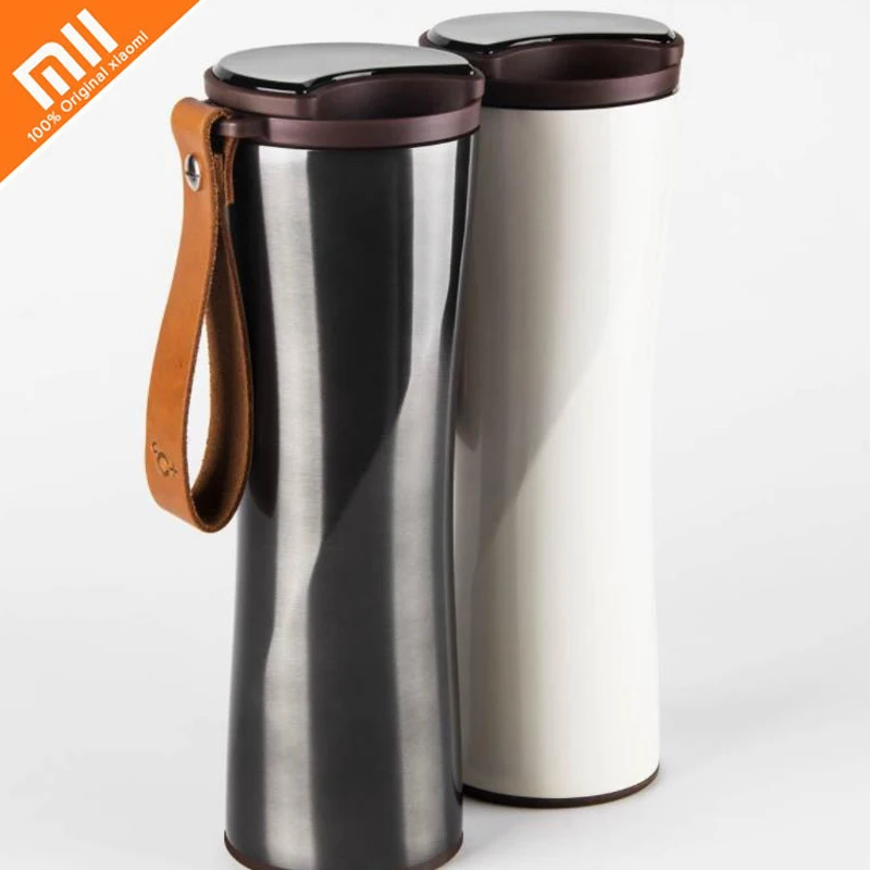 

Original xiaomi Light Smart accompanying simple white cup double curved cup body OLED display top layer cowhide lift