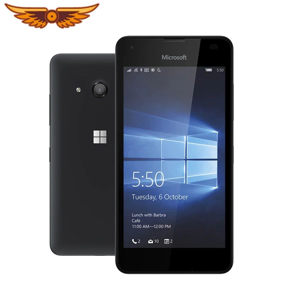 Nokia microsoft Lumia 550 разблокированный 4,7 дюймов четырехъядерный 1 ГБ ОЗУ 8 Гб ПЗУ 5Мп камера Windows Mobile OS 1280x720 мобильный телефон