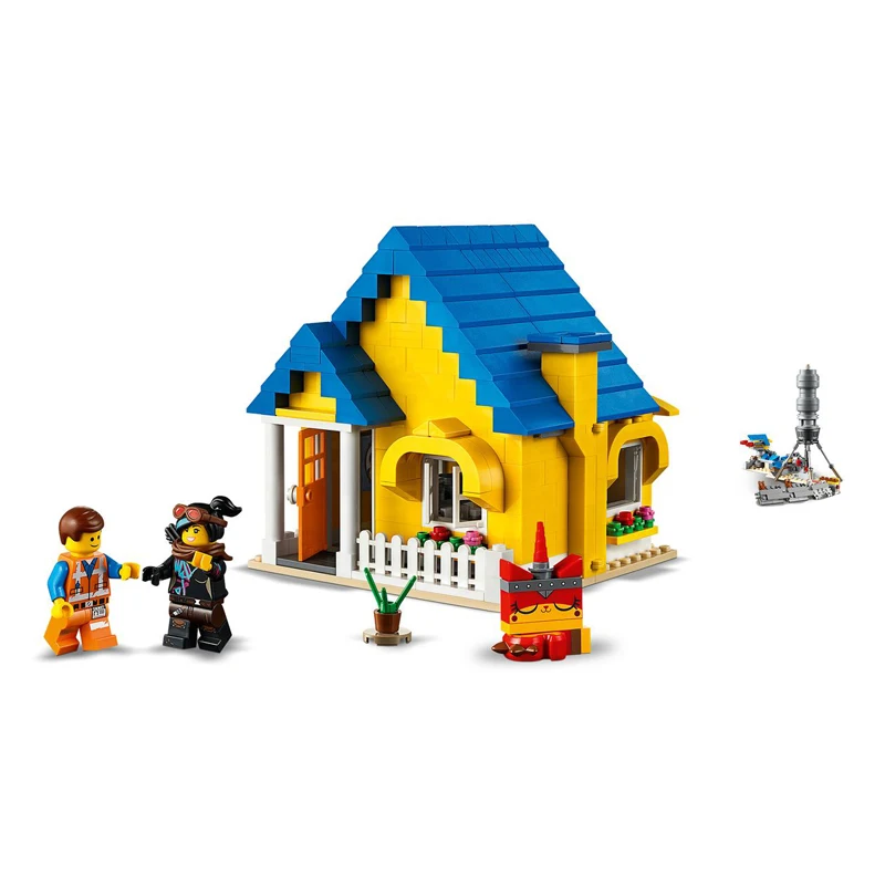 Продажа Новый Legoing Movie 2 Emmet s Dream House спасательная ракета совместима с Legoing 70831 строительные блоки кирпичи развивающие игрушки DIY подарки