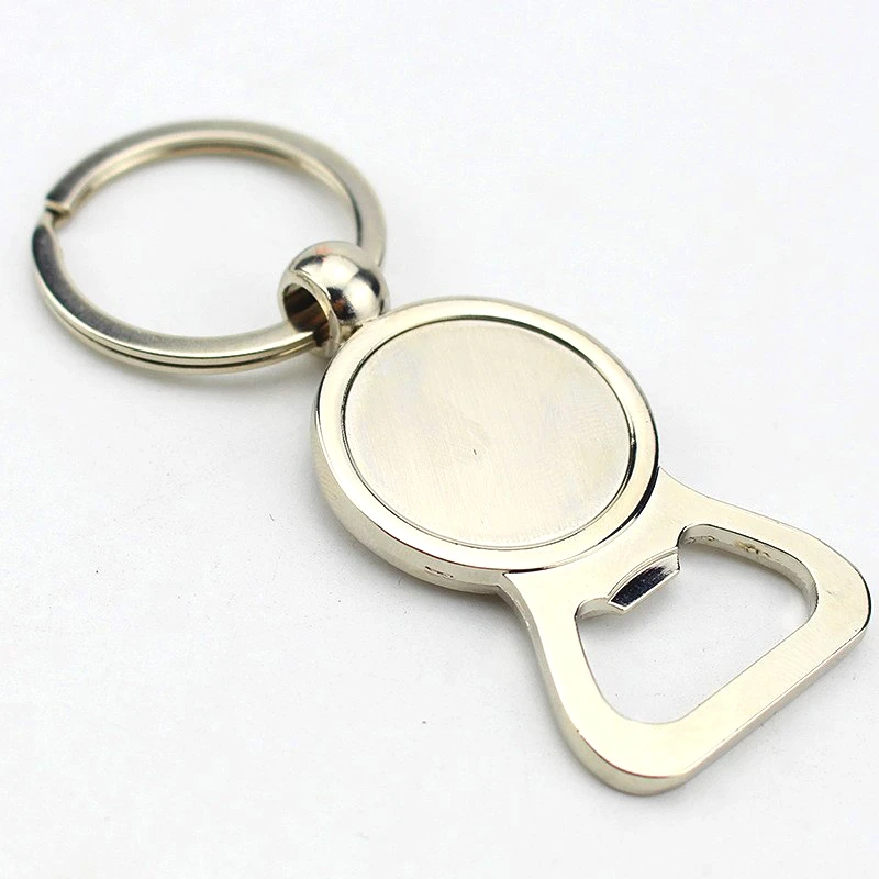 

FREE SHIPPING BY DHL 100pcs/lot New Bottle Opener Keychains Zinc Alloy Round Keyrings for Gifts Custom LOGO
