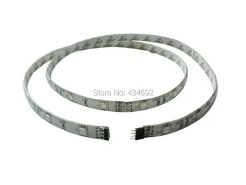 

5PCS/LOT 1M 5050 RGB Flash IP68 30LEDS/M 7.6W DC12V Waterproof Fountain LED Strip Light Underwater For Aquarium Tank