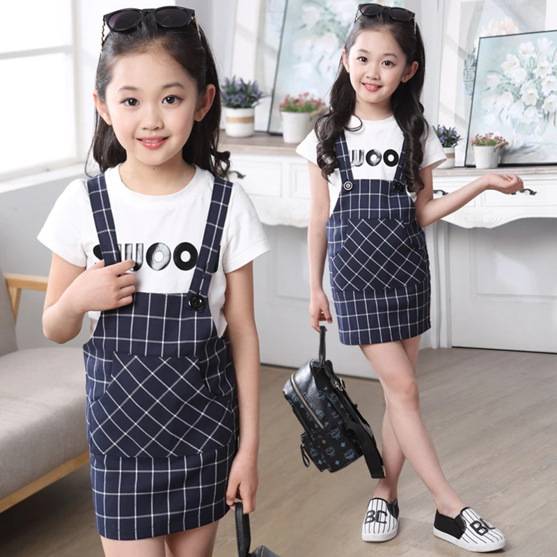 Girls Suspender dress 