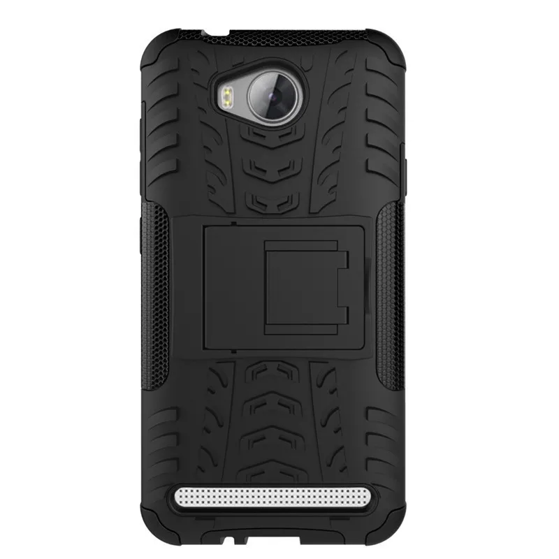 silicone case for huawei phone Dành Cho Huawei Y3 II Ốp Lưng Điện Thoại 2in1 2 Lớp Chân Đế Dày Chống Sốc Lai Ốp Lưng Silicon huawei phone cover