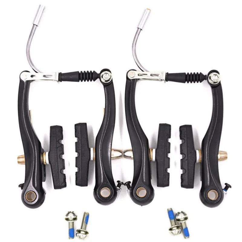 

Mountain Bicycle Bike MTB BMX Cruiser Linear Pull V Brake Caliper Set With Brake Pads High Quality
