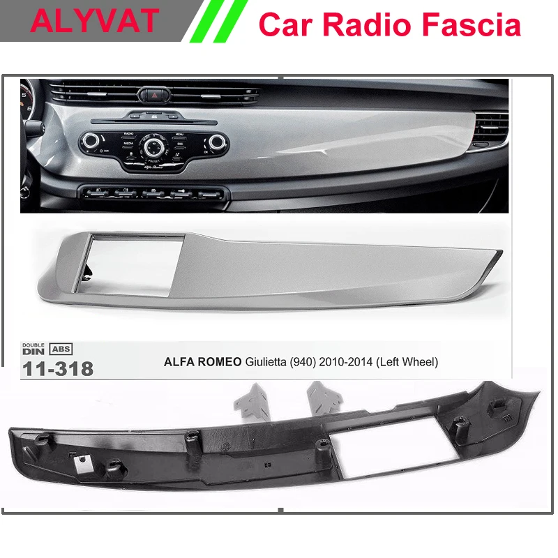 

car stereo radio dvd dash kit radio CD player install mount for ALFA ROMEO Giulietta (940) 2010-2014 (Left Wheel)