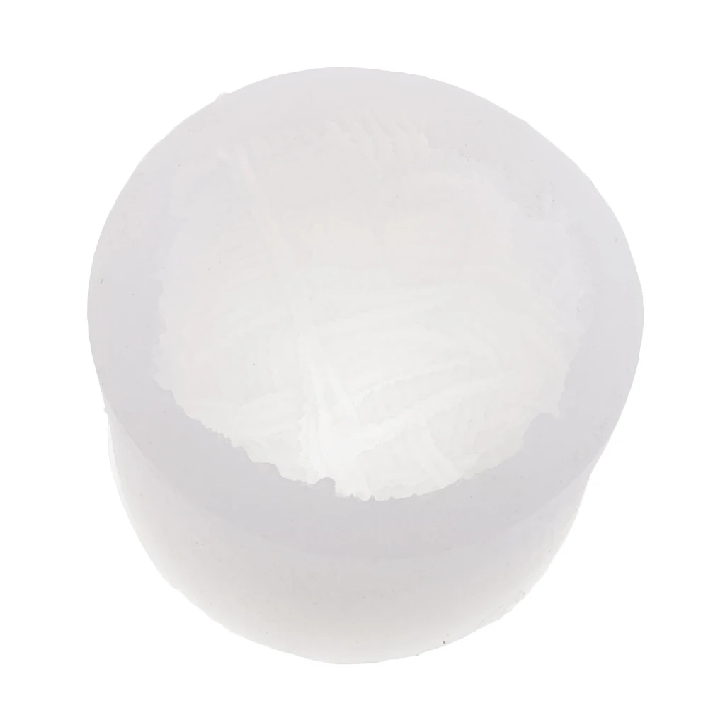 Knitting Wool Ball Shaped Silicone Mold Mould for Soap Candle and Chocolate Making DIY Candle Craft Mold Tools