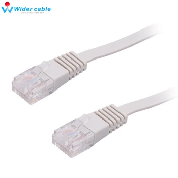 

3Pieces RJ45 CAT5E Ethernet Lan Network Cable 10 FT Grey CAT5e Internet Flat Cable
