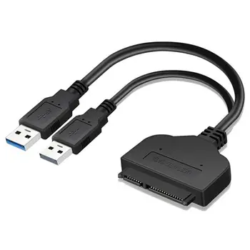 

22 pin USB3.0 to SATA Adapter Cable For 2.5 inch HDD/SSD Hard Disk Laptop High Speed With Extra Power