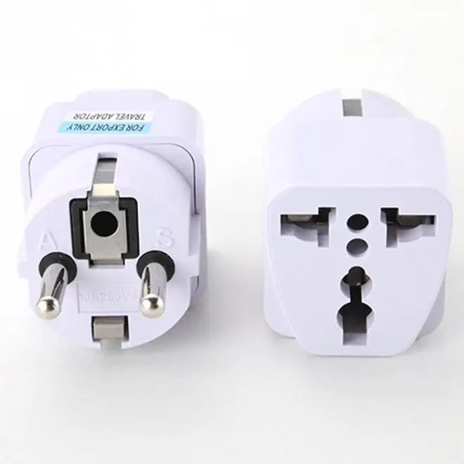 

EPULA Electrical Socket Universal UK US AU to EU AC Power Socket Plug Travel Charger Adapter Converter 220V 10A Socket
