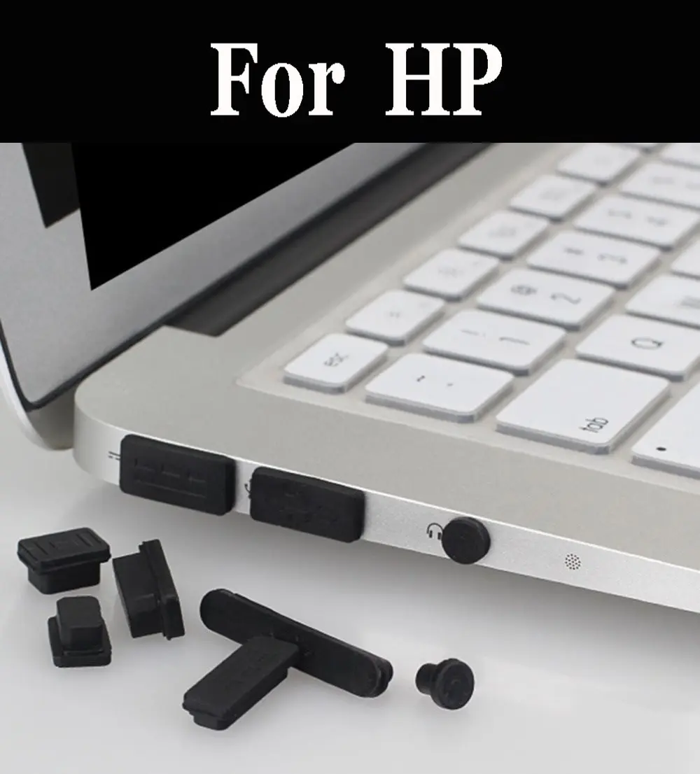 12 шт. силиконовые заглушки для ноутбука Hp 15 G2 G3 G4 6570b 8570p 17 810 215 G1 820|Пылезащитные