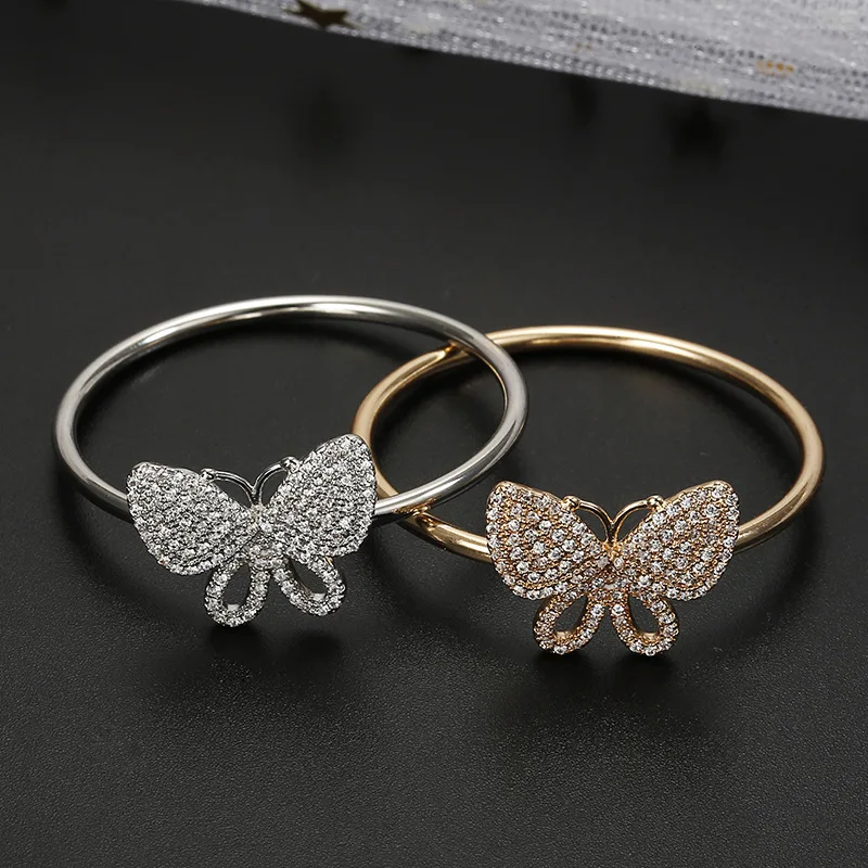 

6/PCS copper zircon-inlaid napkin ring high-end western table decoration environmental napkin buckle