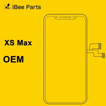 

iBee Parts 2PCS OEM For iPhone XS Max OLED AMOLED LCD Glass Touch Screen Assembly Replacement Cold Frame