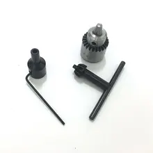 Mini JT0 0.3-4mm Steel Electric Drill Bit Chuck With 5mm Motor Shaft Coupler Rod for Mini Lathe цена Mini JT0 0.3-4mm Steel Electric Drill Bit Chuck With 5mm Motor Shaft Coupler Rod for Mini Lathe цены онлайн