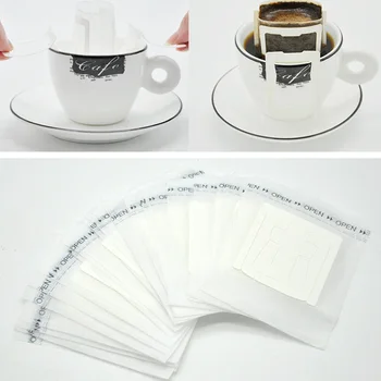 

Ear Style Coffee Filter Paper Drip Net Bag Hanging Disposable Portable Dripper