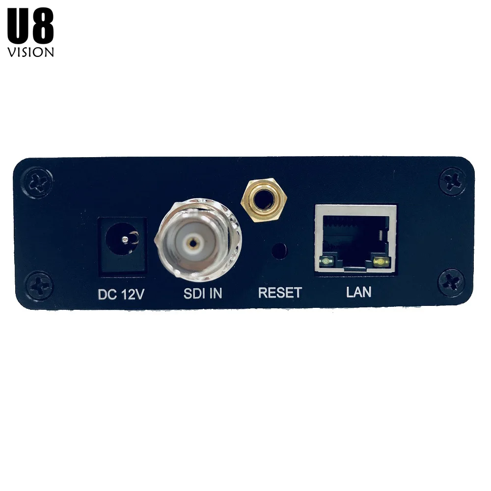 U8Vision H.265/HEVC H.264/AVC SDI Video Encoder support RTMP for live broadcast like wowza,fms,youtube,facebook,rtsp/udp/rtp