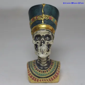 

Egyptian pharaoh after the head oskull brilliant mind of sand and sand figures, animal plant building craft statues Home dies