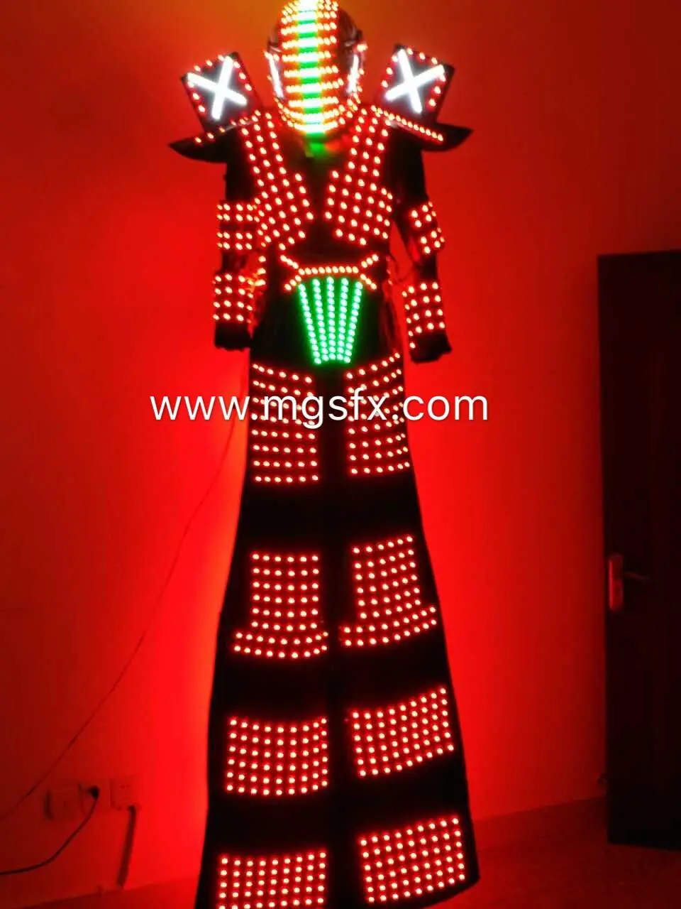 Костюм робота из светодиодов/светодиодный робот костюм для ходунков|led robot costume|led