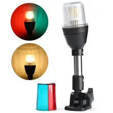 LED Light BA15D Shoreline Marine Boat Yacht Navigation Anchor Surround Signal Lamp Pontoon Boat Lighting Waterproof