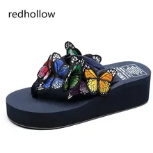 Summer Non-Slip Sandals Female Slippers for Women High Heels Sandals Platform Indoor Flip Flops Slippers Sandals Fashion Size 41 Summer Non-Slip Sandals Female Slippers for Women High Heels Sandals Platform Indoor Flip Flops Slippers Sandals Fashion Size 41
