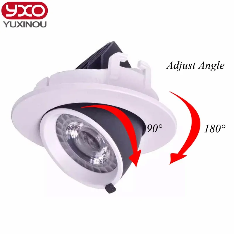 1pcs Dimmable LED Trunk Downlight COB Ceiling 10W 12W 15W 20W30W Adjustable recessed Super Bright Indoor Light cob led downlight 1pcs Dimmable LED Trunk Downlight COB Ceiling 10W 12W 15W 20W30W Adjustable recessed Super Bright Indoor Light cob led downlight