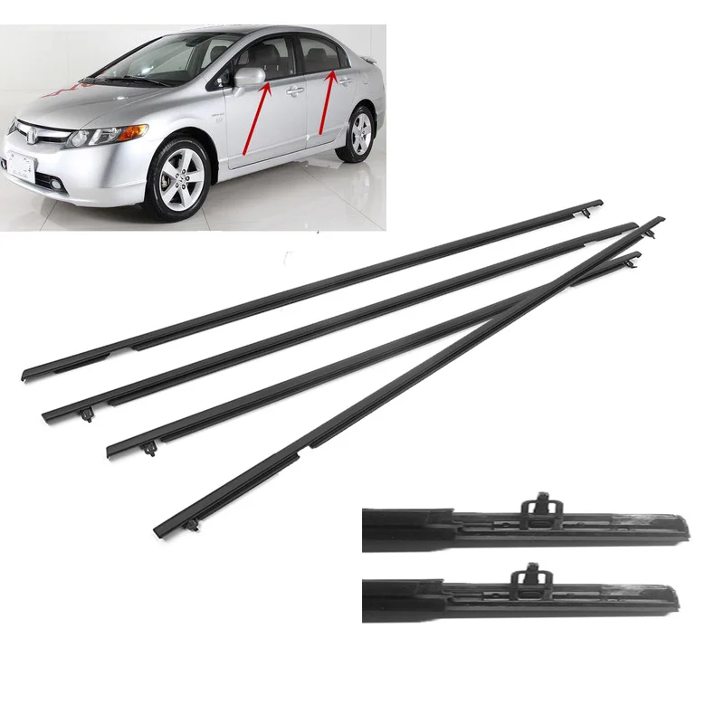 Уплотнительная лента для окон и пластиковая обшивка Honda Civic 2006 2007 2008 2009 2010