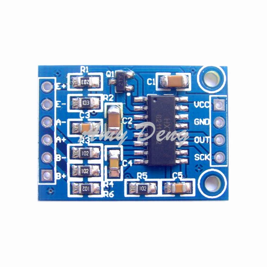 

HX711 24-bit high precision AD sampling weighing sensor module