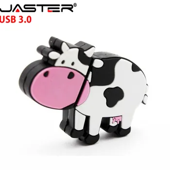 

JASTER The new Cow USB flash drive USB 3.0 Pen Drive minions Memory stick pendrive 4GB 8GB 16GB 32GB 64GB gift