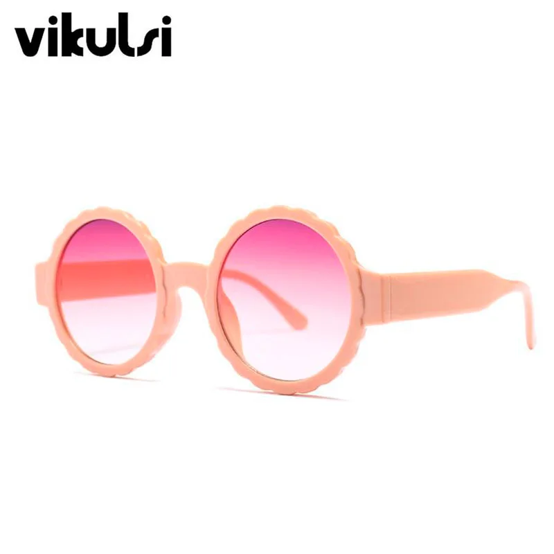 

2019 Retro Vintage Fashion Round Sunglasses For Women Circle Shaped Sun Glasses For Ladies feminino UV400 Pink Wine Red Shades
