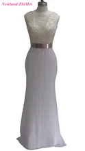 Special Summer Long Chiffon Dress for Prom Night with Gold Sash Elegant Woman Formal Party Gown Dresses