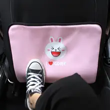 Автомобильная мультяшная защита спинки кресла защитный коврик на сиденье водонепроницаемая защита вашей обивки от грязи автомобильные чехлы для сидений LB022