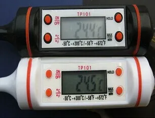 Цифровой термометр кухонный термометр для мяса Пособия по кулинарии термометр для барбекю для варки, нержавеющая сталь складной зонд Мясо индейка