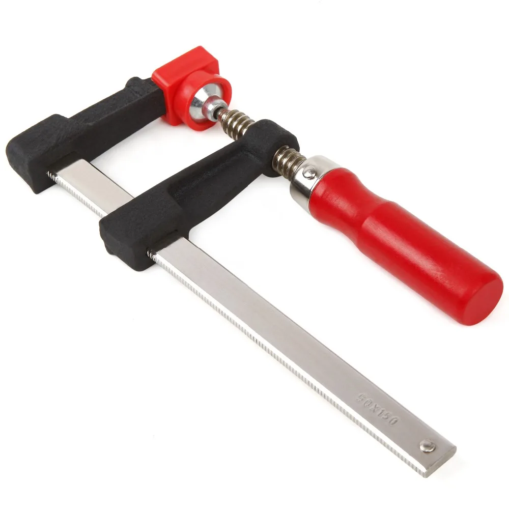 WORKPRO-Steel-Bar-Clamp-with-wood-handle-Malleable-cast-jaws-for-strength-and-durability-50mm-200mm (2)