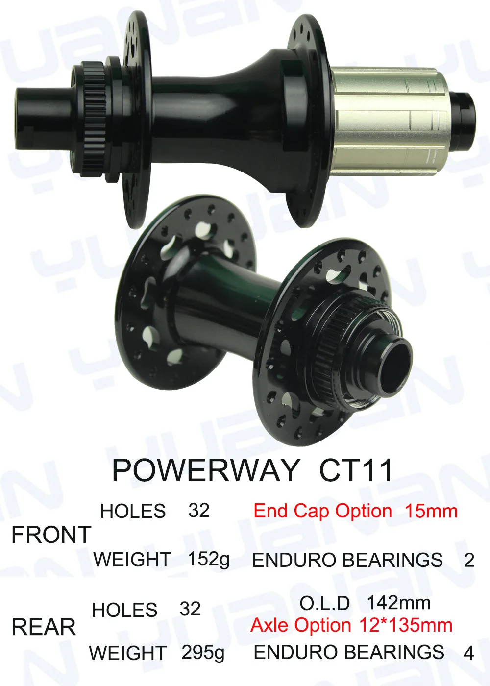 Центральный замок Powerway CT11 алюминиевый J образный передний концентратор вес 428 г