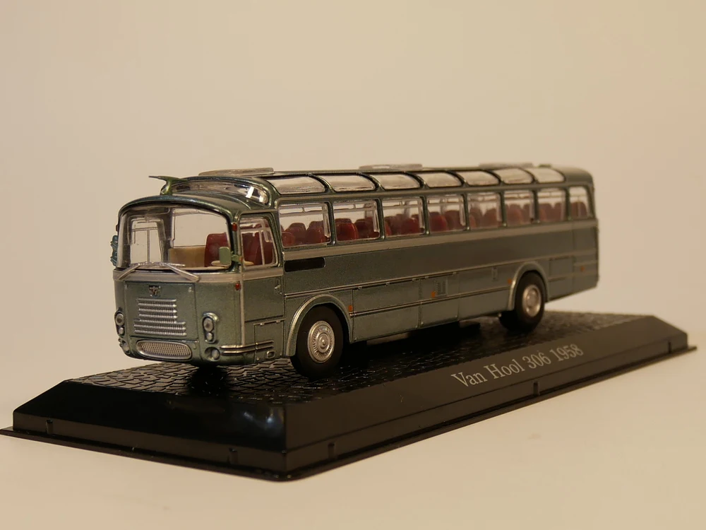 Atlas 1: 72 автобусная коллекция Van Hool 306 1958 литой модельный автомобиль
