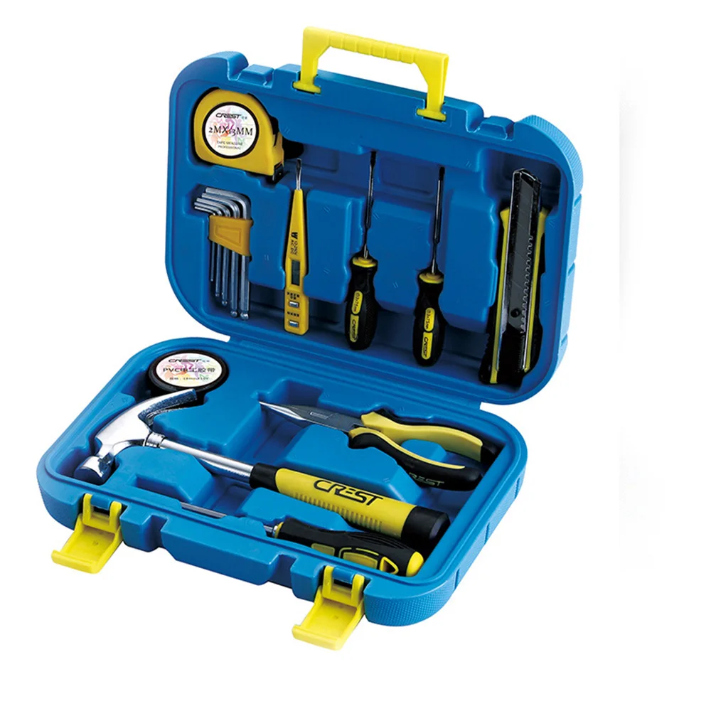 

Household 16 Toolbox Kit Screwdriver Kit Allen Key Kit Manual Hardware Multifunction Maintenance Combination Tool