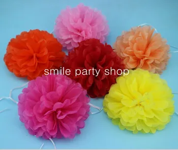 

30pcs 8" (20CM) Pom Poms Ball-Tissue Paper Pom Poms Flower- More Colors Available - Weddings, Woodland, Modern Vintage, Decorati