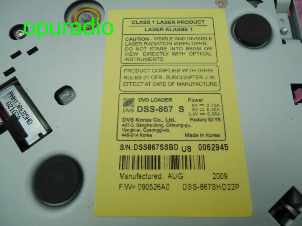 DSS-867 S DVS DVD loader for Dodge Durango'