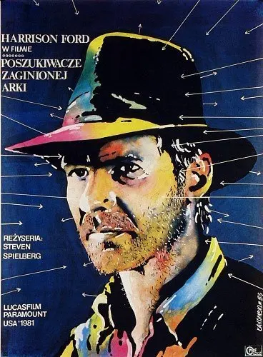 

Raiders Of The Lost Ark Poland Polish Movie Film Retro Vintage Poster Canvas Painting Wall Sticker Home Art Home Decor Gift