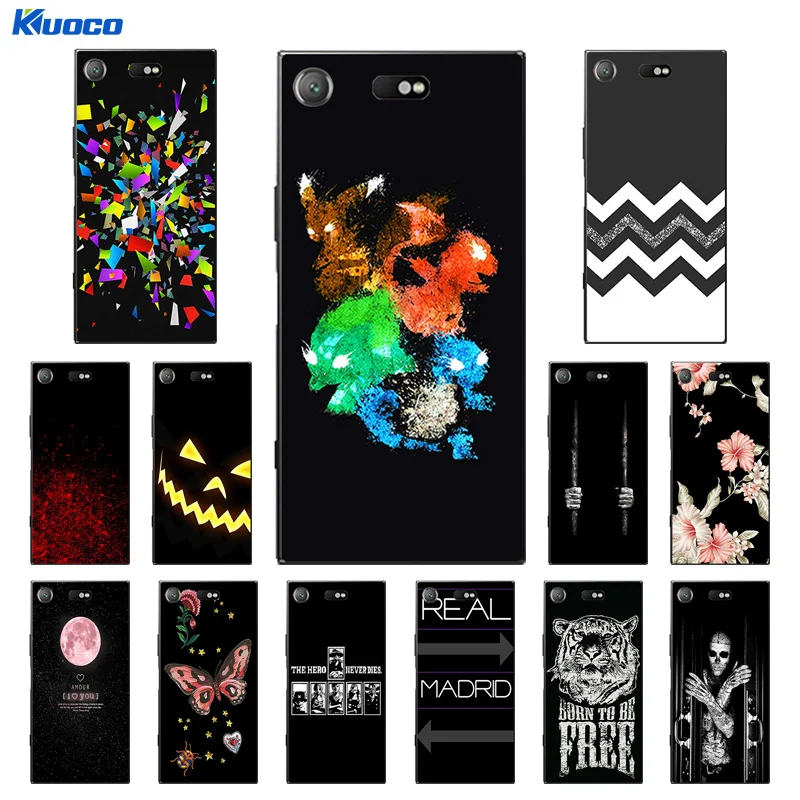 4.6' Cover for Sony Xperia XZ1 Compact Phone Cases Character Printing Coque Z1 Soft Silicone TPU Shell |