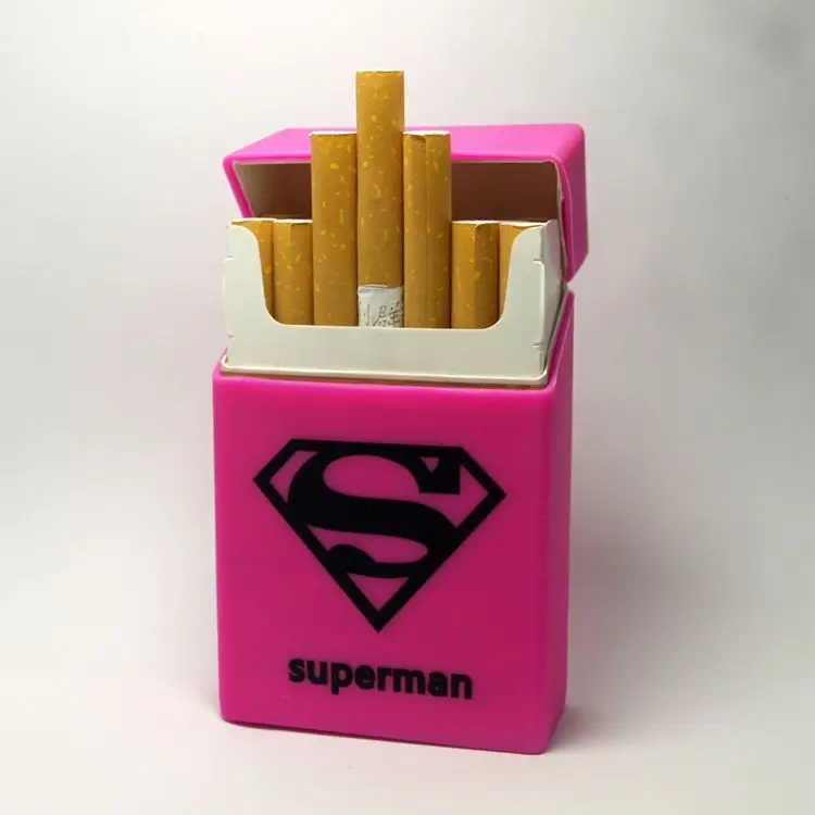 Пластиковый кожаный чехол для сигарет, коробка для сигарет, набор украшений для сигарет/Подарочная коробка