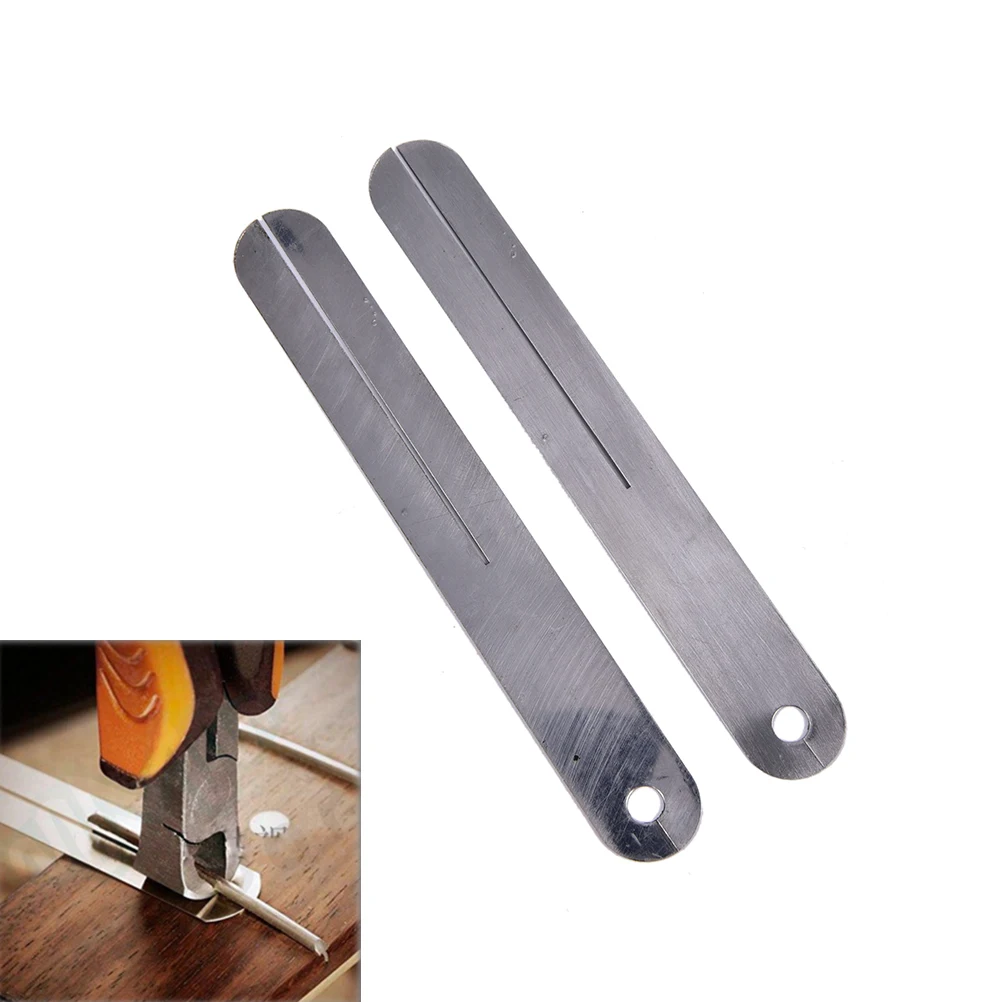 2 шт Fret Puller Fret steel Пластина для электрогитары и бас гриф Fret Repair инструмент протектор