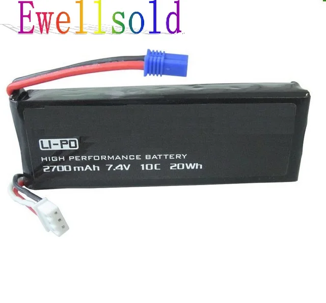 H501S X4 font b RC b font Quadcopter Spare Parts 7 4V 2700mAh 10C Rechargeable Battery
